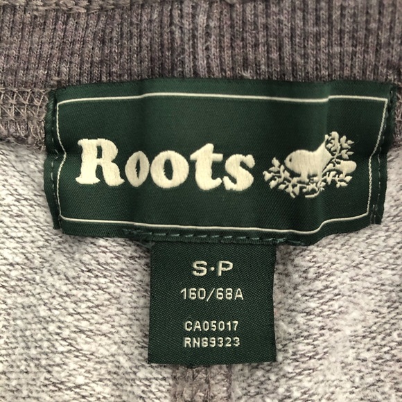 Roots - Grey Fleece Sweatpants - Size Small - Picture 3 of 3